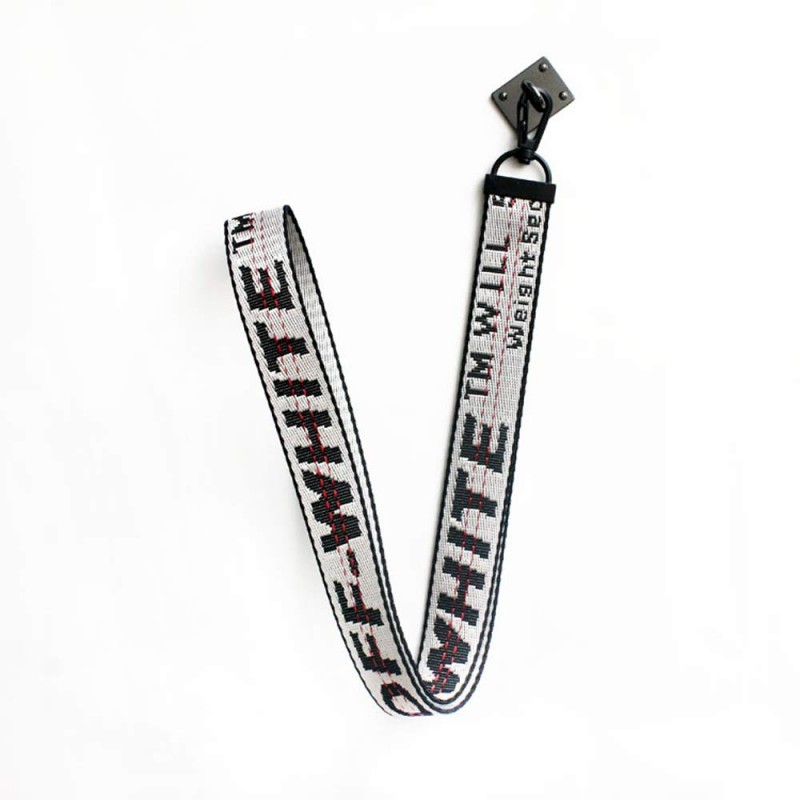 Street Fashion OFF-White Woven/Sublimation Lanyard