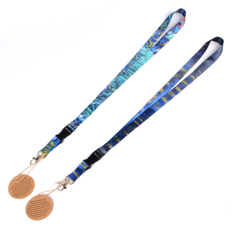 Van Gogh&Monet Masterpiece Design Lanyard