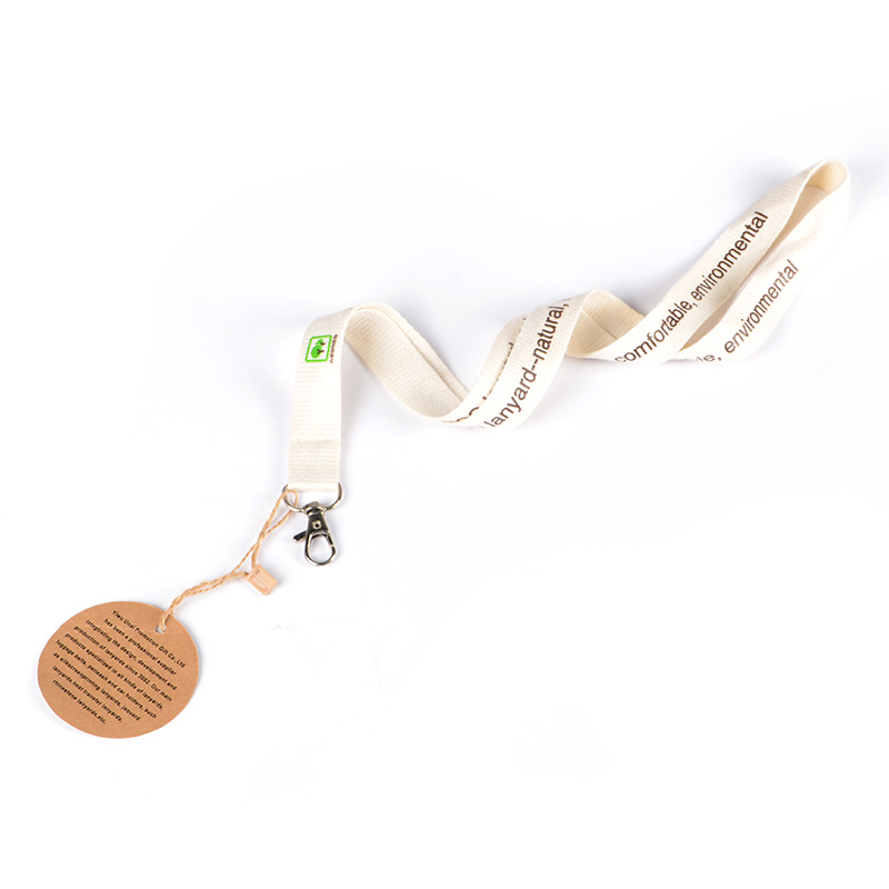 Bamboo Fiber Silk Screen Printing Lanyard 